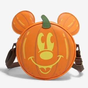Loungefly Orange Pumpkin Crossbody Bag
